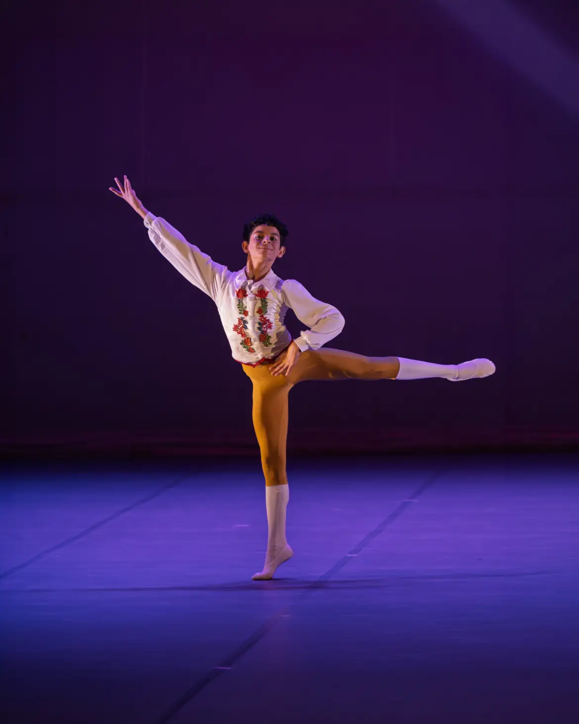 Fausto Mendoza, bailarín. FOTO: GENTILEZA