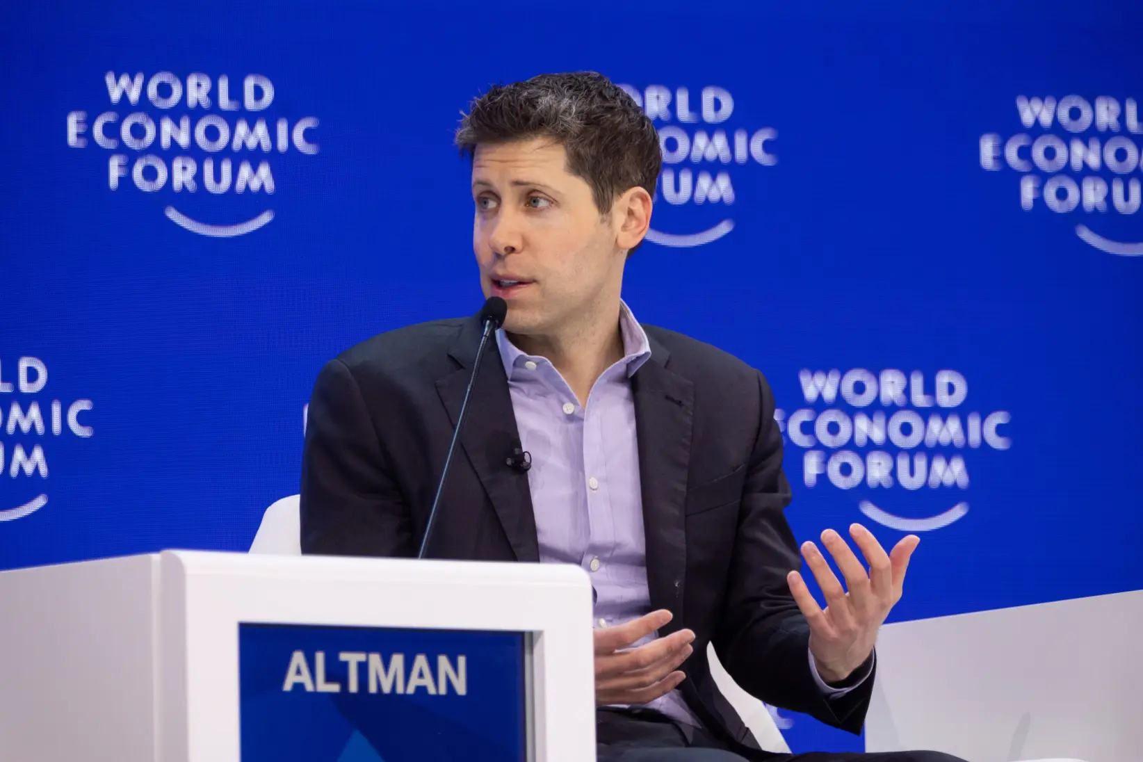 Sam Altman - SE PUEDE USAR - (Foto: Foro Económico Mundial)