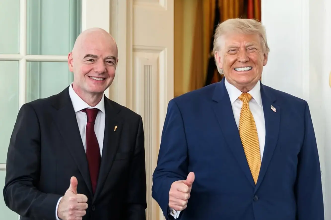 Gianni Infantino y Donald Trump - SE PUEDE USAR - (Foto: Instagram @Gianni_Infantino)
