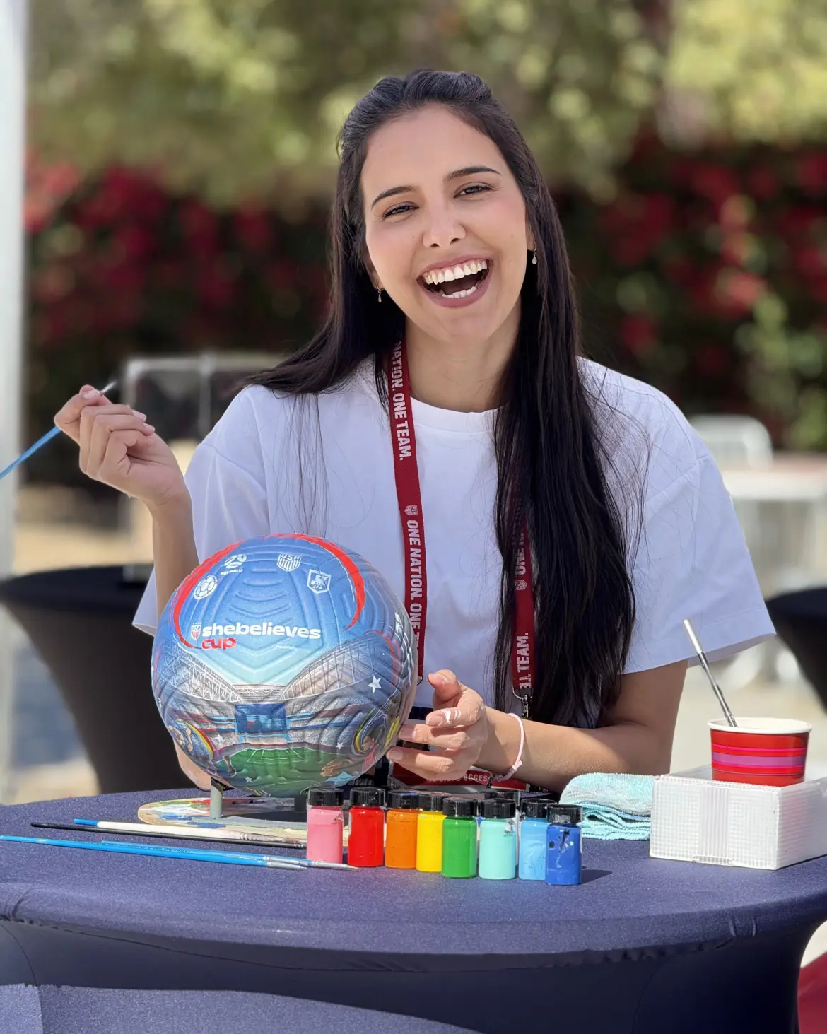 Lili Cantero, artista paraguaya residente en Miami. FOTO: GENTILEZA