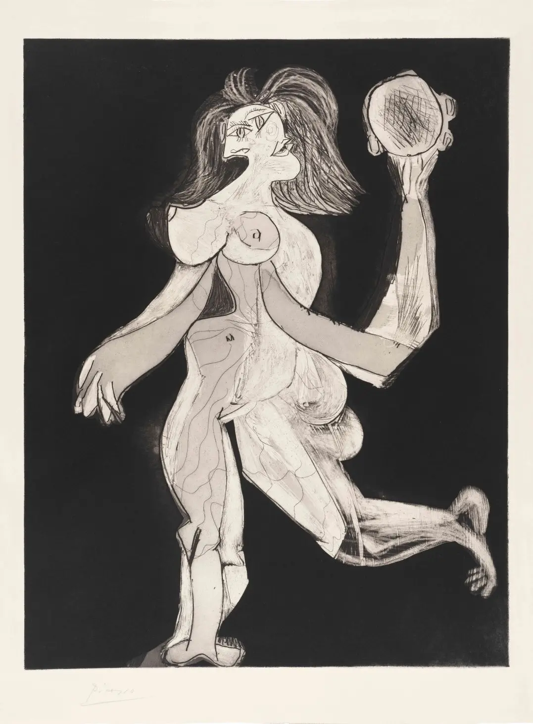 Pablo Picasso, La Femme au tambourin, 1939. FOTO: ART BASEL