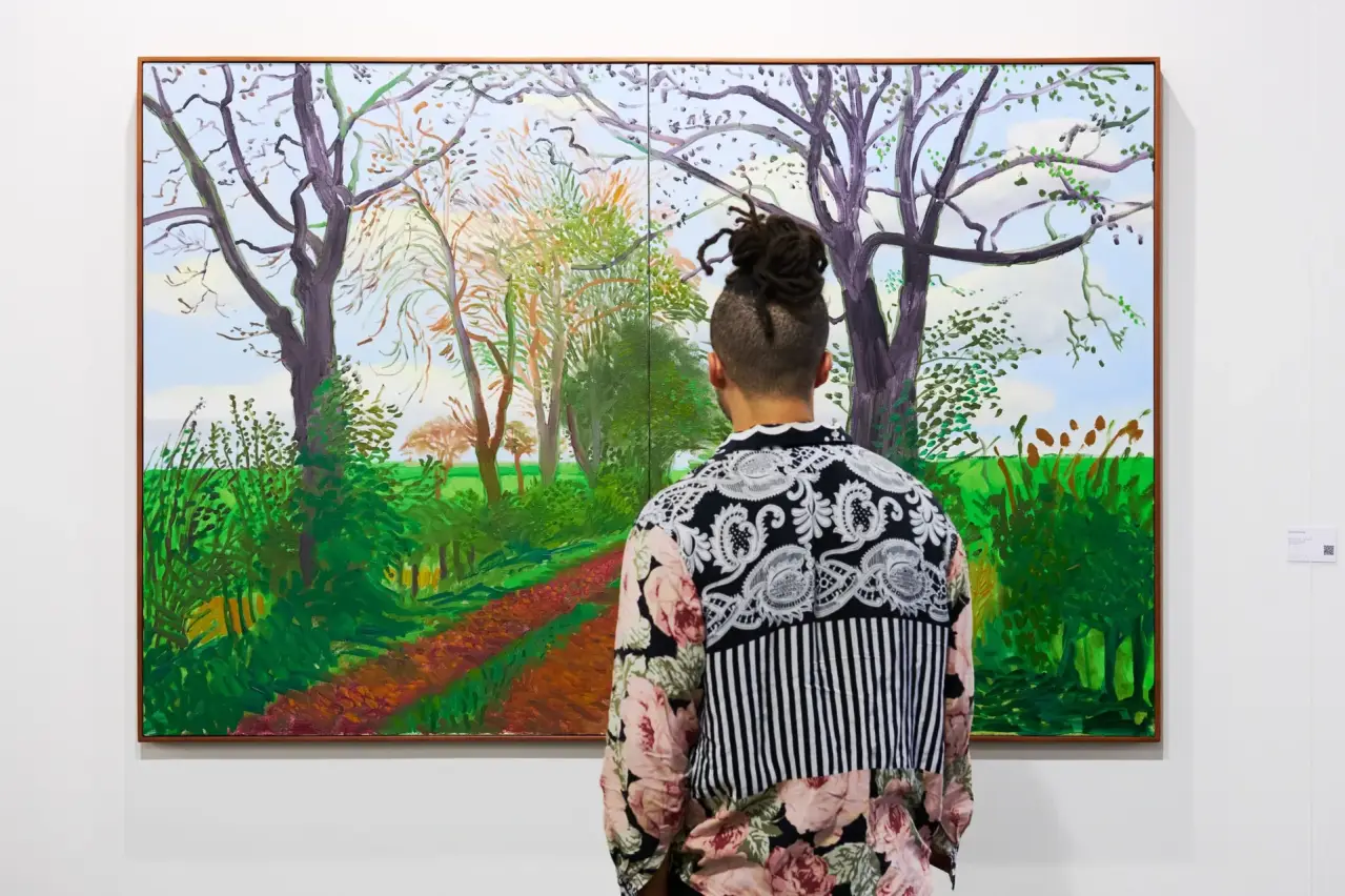 Mid November Tunnel, de David Hockney. FOTO: ART BASEL