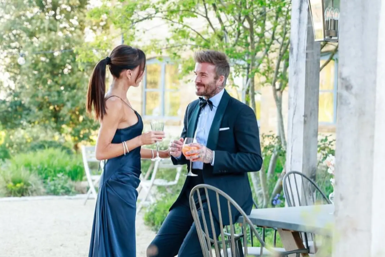 Victoria y David Beckham. (Foto: Instagram @DavidBeckham)