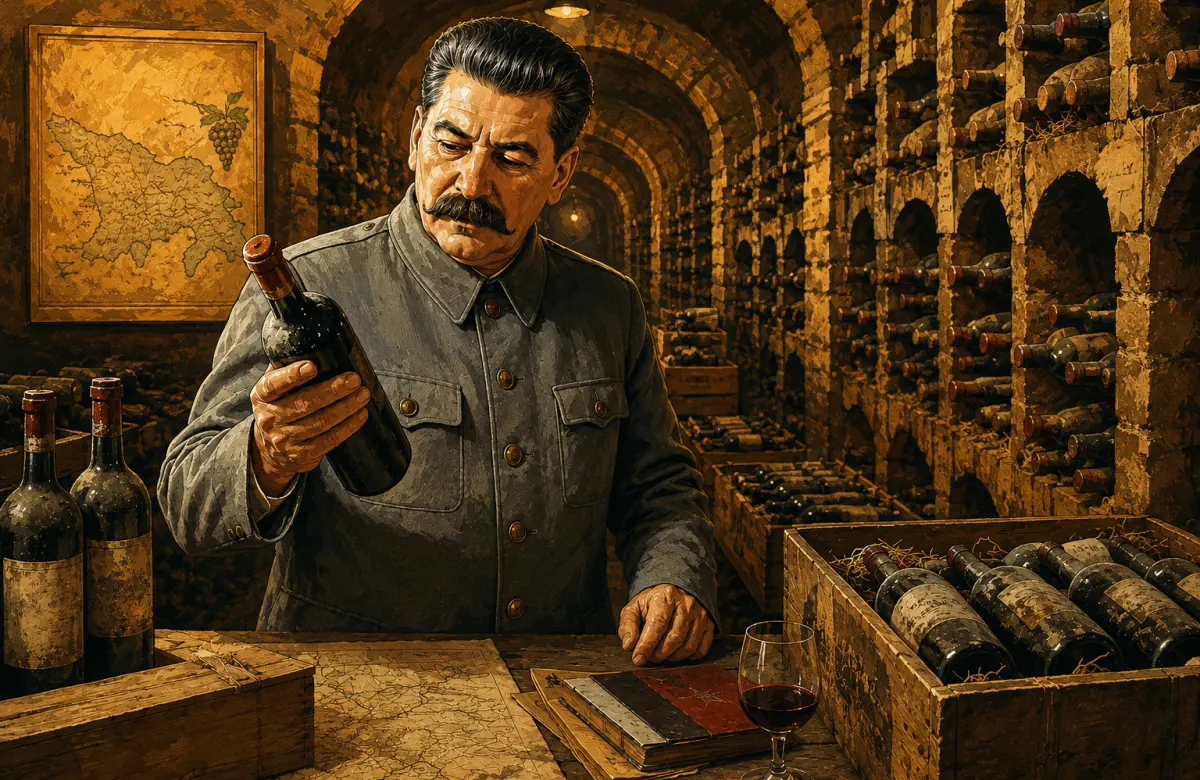 Subastan 40.000 botellas de vino de la cava secreta de Stalin