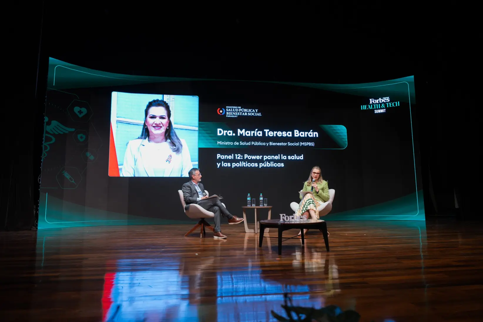 María Teresa Barán, Ministra de Salud, durante el Health & Tech. Foto: Iván Acosta para Forbes