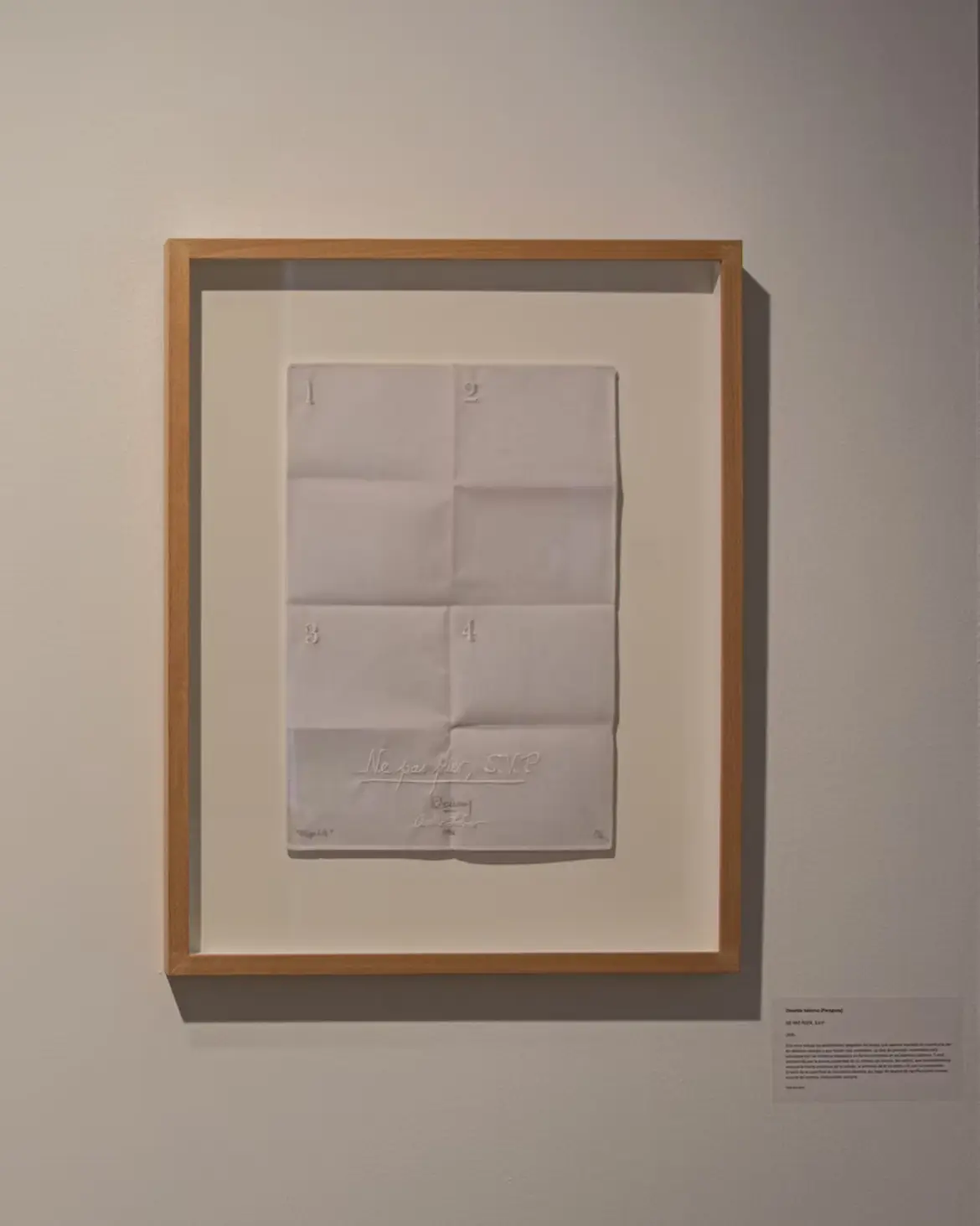 "Plegables", de Osvaldo Salerno. FOTO: GENTILEZA FUNDACIÓN FRANCIS NARANJO