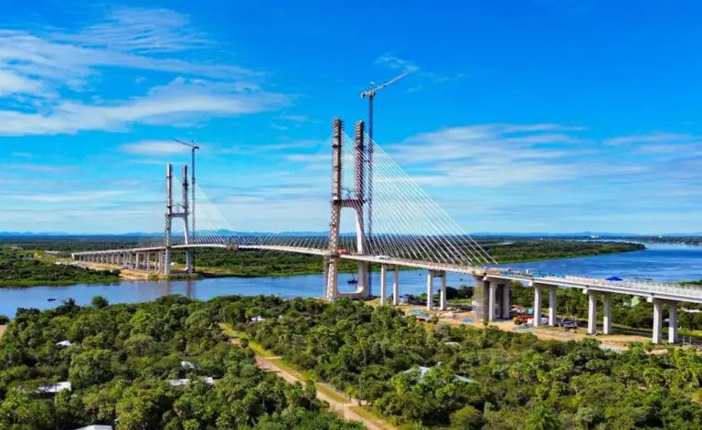 Paraguay está a un paso de unir el Atlántico y el Pacífico: Puente de la Bioceánica entra en su etapa final