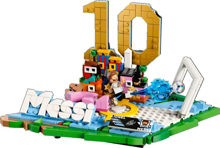 LEGO Editions #43011 Lionel Messi – Momentos destacados del fútbol. Foto: Grupo LEGO
