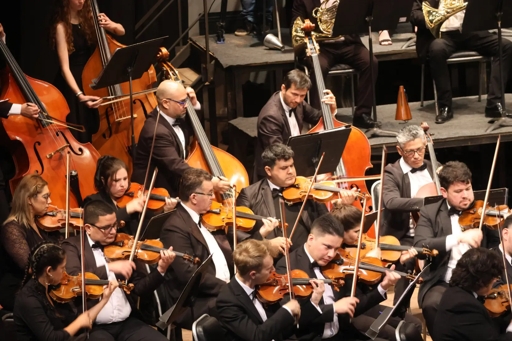 La Orquesta Sinfónica Nacional cuenta con más de 50 músicos talentosos de nuestro país. FOTO: GENTILEZA