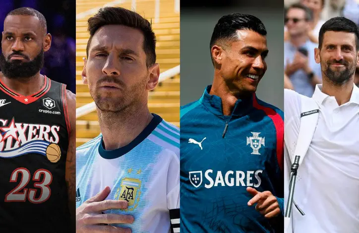 El negocio de competir a los 40: Messi, LeBron, Ronaldo y Djokovic, las caras detrás del mercado de la longevidad deportiva 